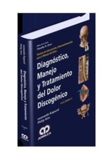 Libros descargables gratis para computadora DIAGNOSTICO, MANEJO Y TRATAMIENTO DEL DOLOR DISCOGENICO VOL. 3 de LEONARDO KAPURAL FB2 CHM RTF en español