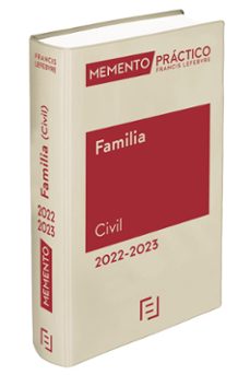 Portada de MEMENTO FAMILIA (CIVIL) 2022-2023