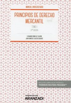 Portada de PRINCIPIOS DE DERECHO MERCANTIL, TOMO I