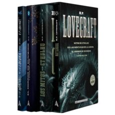 Portada de ESTUCHE H.P. LOVECRAFT (LAS MONTAÑAS DE LA LOCURA Y OTROS RELATOS ; EL HORROR DE DUNWICH Y OTROS RELATOS; LOS MITOS DE CTHULHU)