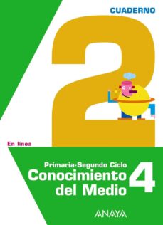 Portada de CONOCIMIENTO DEL MEDIO 4º EDUCACION PRIMARIA CUADERNOS 2 SEGUNDO CICLO