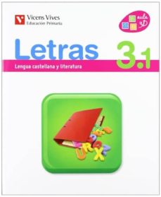 Portada de LETRAS 3 LIBRO 1, 2 Y 3 TERCERO DE PRIMARIA