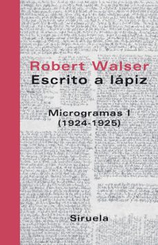 Libros de audio gratis disponibles para descargar ESCRITO A LAPIZ: MICROGRAMAS I (1924-1925) (Spanish Edition) CHM