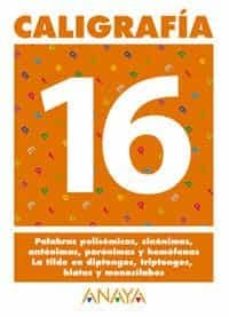 Portada de CALIGRAFIA 16 (PRIMARIA) (ED. 2004)