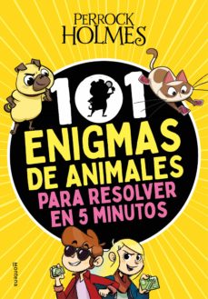 Portada de PERROCK HOLMES - 101 ENIGMAS DE ANIMALES PARA RESOLVER EN 5 MINUTOS (EBOOK)