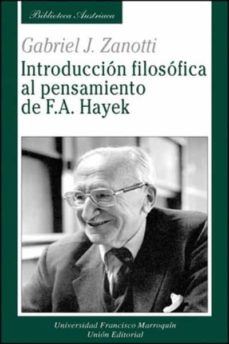 Portada de INTRODUCCION FILOSOFICA AL PENSAMIENTO DE F.A. HAYEK