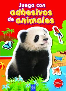 Portada de JUEGA CON ADHESIVOS DE ANIMALES. ROJO