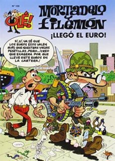 Portada de ¡LLEGO EL EURO! (OLE! MORTADELO 159)