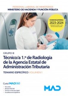 Ebooks para descargar gratis en pdf TECNICO 1 DE RADIOLOGIA (GRUPO PROFESIONAL III) DE LA AGENCIA ESTATAL DE ADMINISTRACION TRIBUTARIA de  iBook MOBI CHM