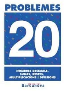 Portada de PROBLEMES 20 MATEMATIQUES PRIMARIA QUADERN 20