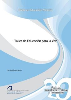 Portada de TALLER DE EDUCACION PARA LA VOZ