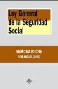 Ironbikepuglia.it Ley General De La Seguridad Social (11ª Ed.) Image