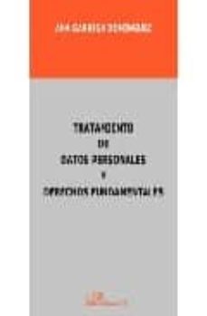 Descargar TRATAMIENTO DE DATOS PERSONALES Y DERECHOS FUNDAMENTALES gratis pdf - leer online
