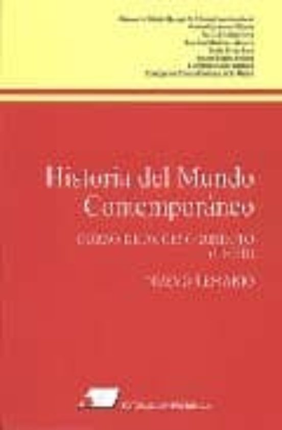 Historia Del Mundo Contemporaneo 3ª Ed Genoveva Garcia Queipo De