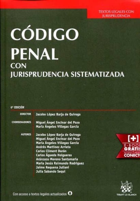 Codigo Penal Con Jurisprudencia Sistematizada 6ª Ed Vvaa Casa Del Libro 5181
