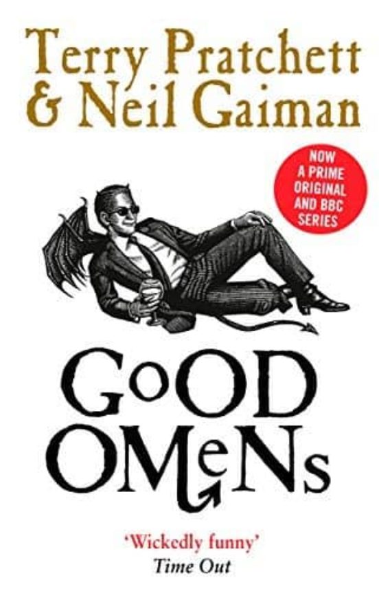 Good omens promo gaiman