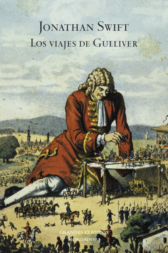 Portada del libro de Los viajes de Gulliver por Jonathan Swift